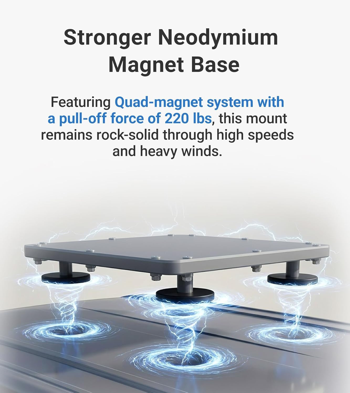 Starlink Mini Magnetic Mount (220Lbs Strong Magnets & Protective 2-In-1, Aluminu