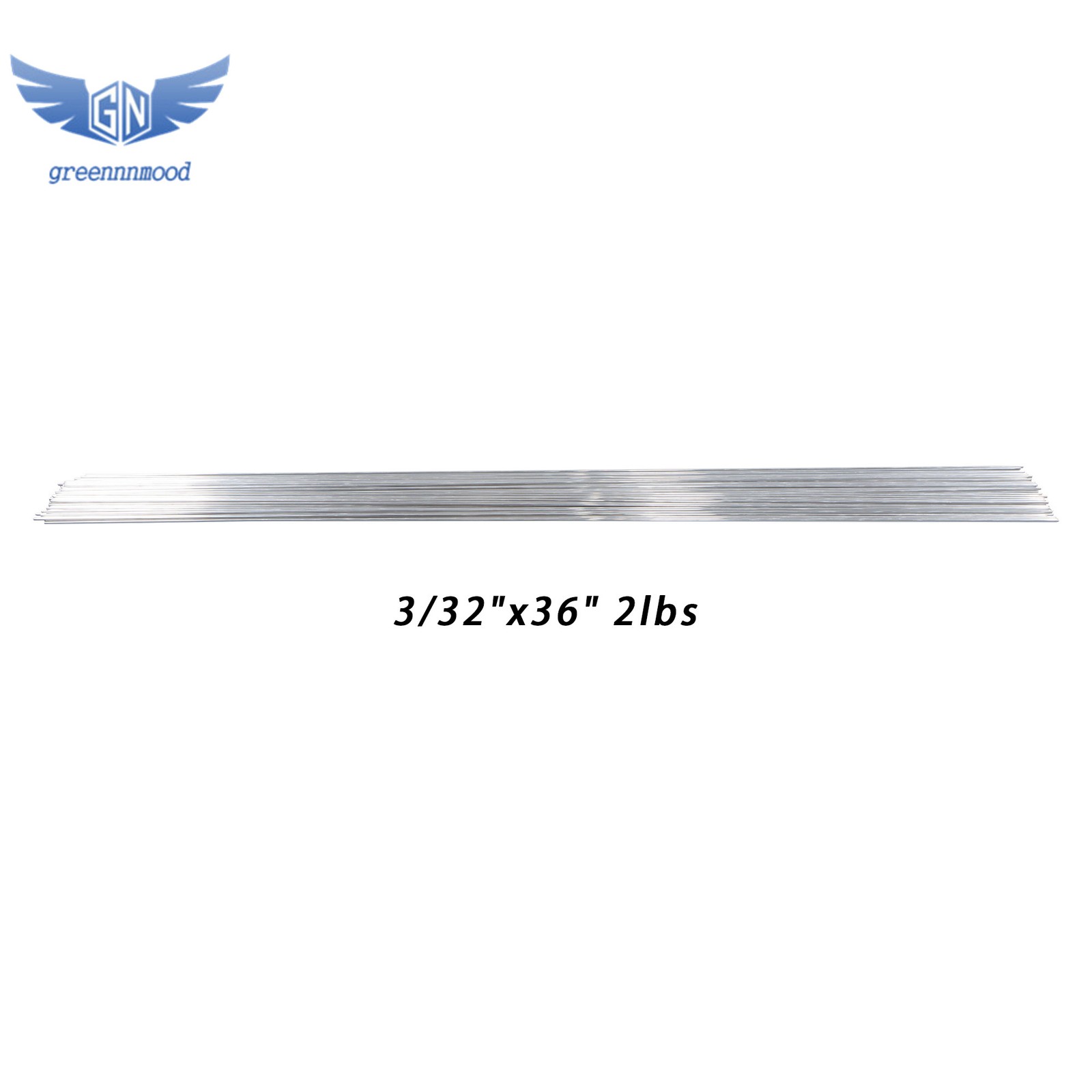 Aluminum TIG Welding Rod ER4043 Welding Wire Filler Rod 3/32″ × 36″, 2 LBS