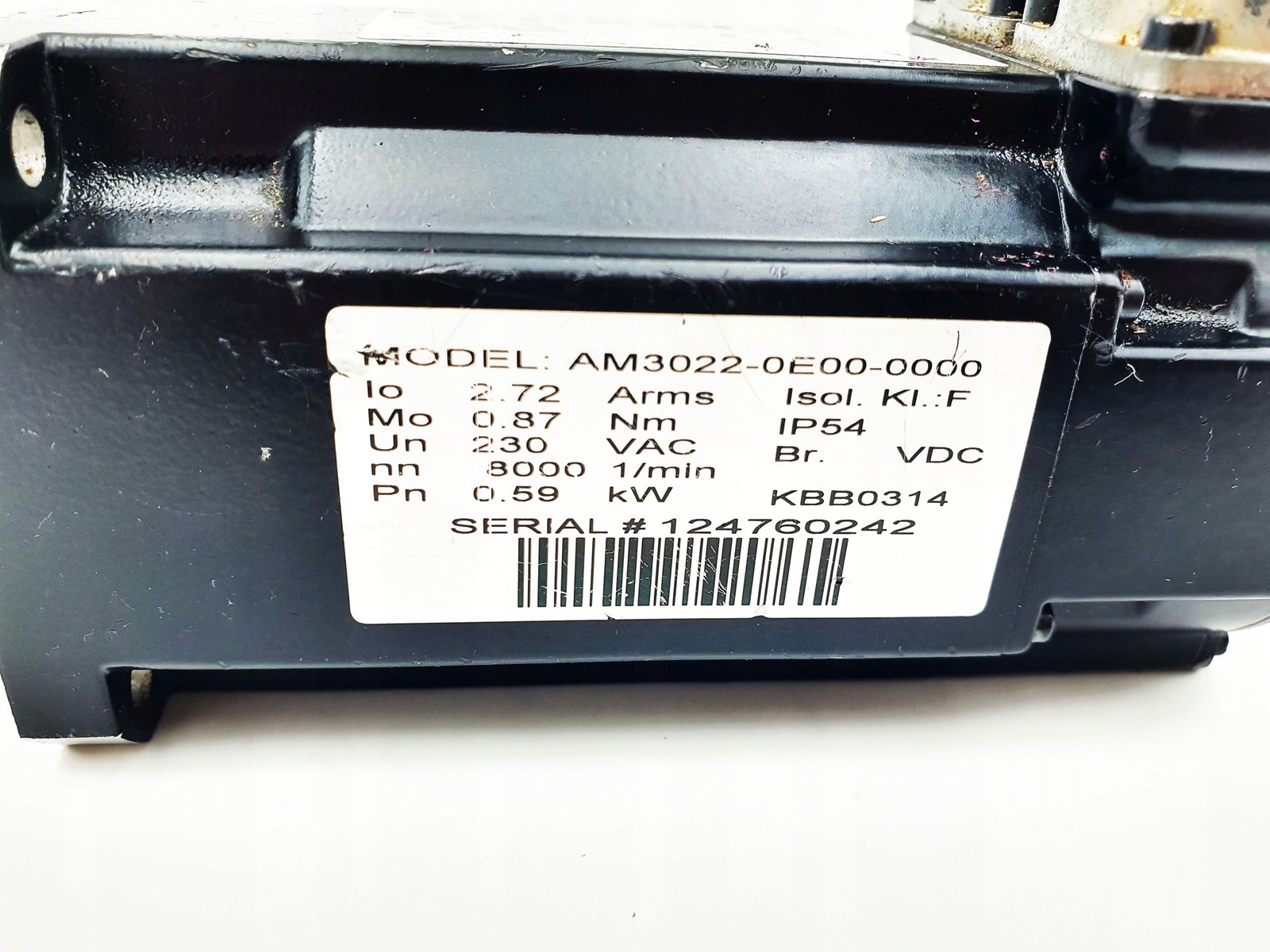 BECKHOFF SERVOMOTOR AM3022-0E00-0-0000 AM30220E0000000