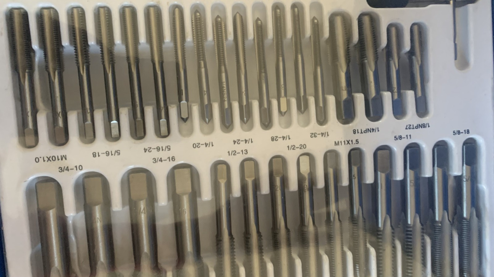Value Collection Tap & Die Set: #4-40 to 3/4-16 Taps, NPT & UNC