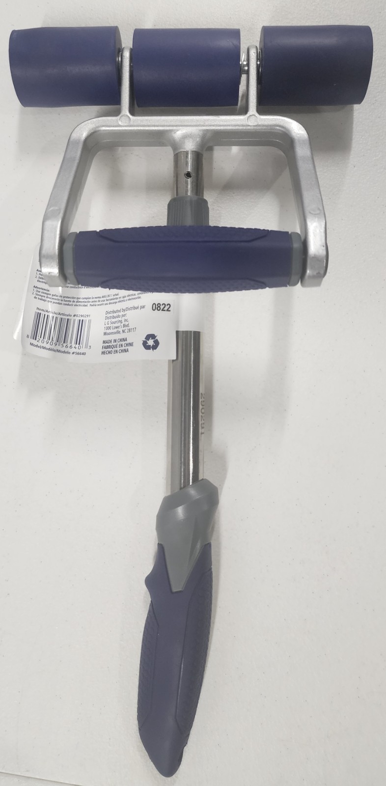 Kobalt Handle Roller 13″-18 1/4″ Extension Blue Silver Brand New