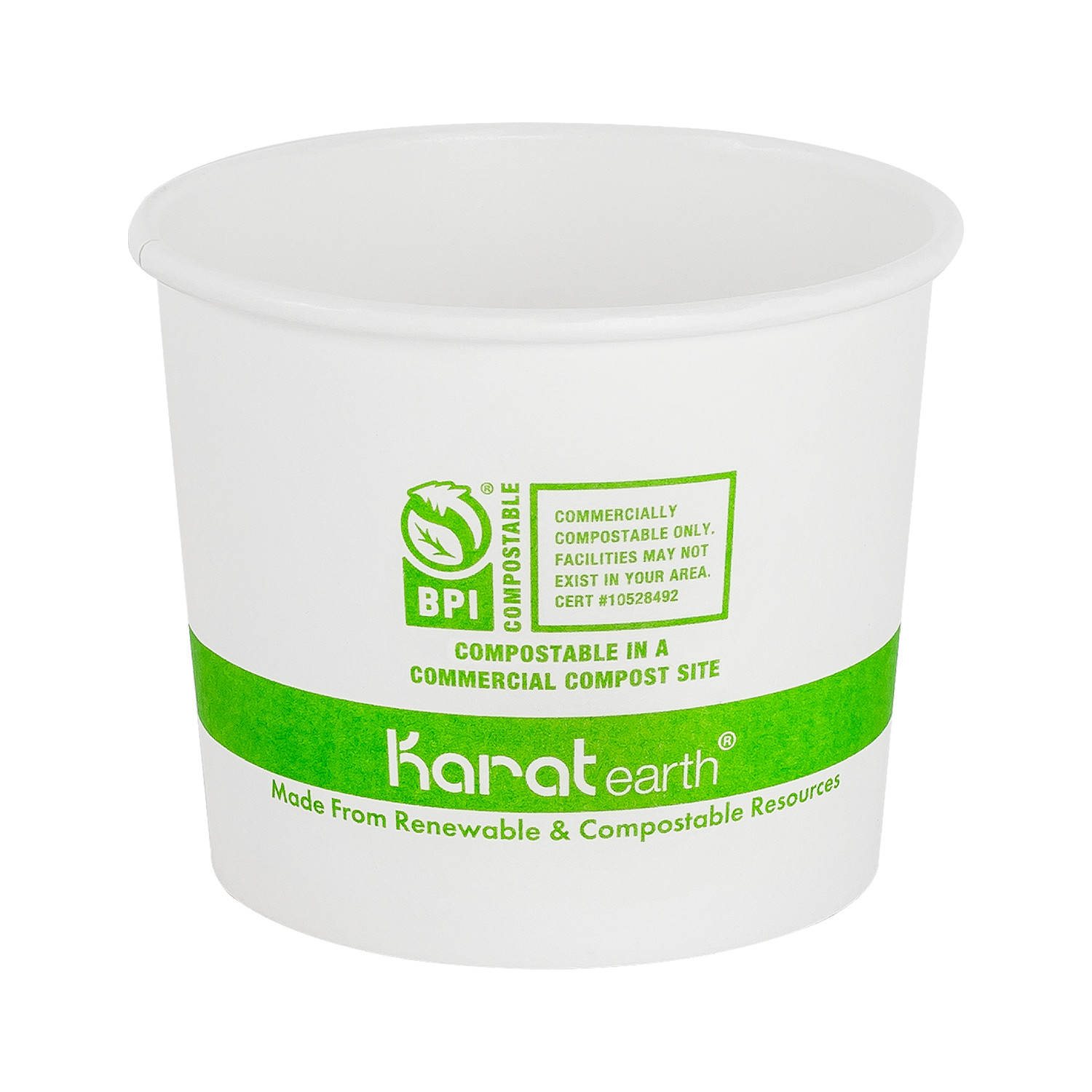Karat Earth Eco-Friendly 10oz Paper Food Container (90.8mm), Generic – 1,000 ct
