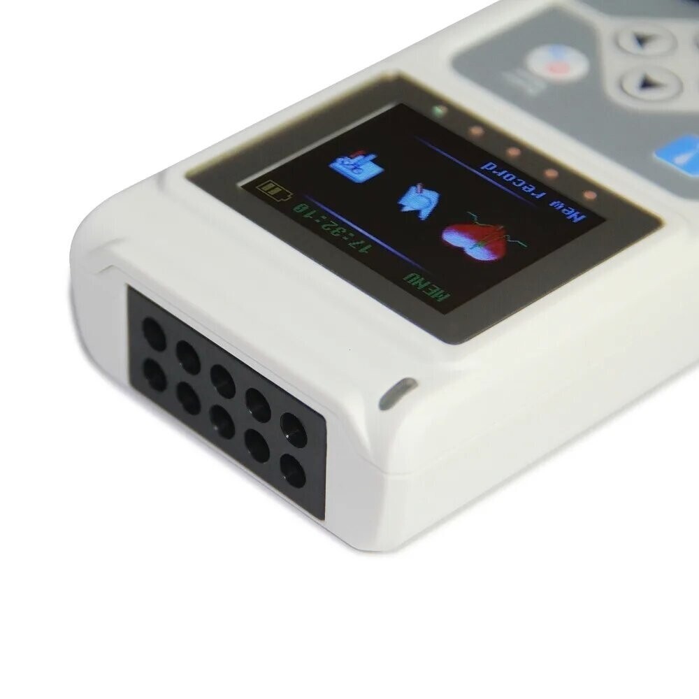 CONTEC TLC5000 12-Lead Holter ECG with PC Analysis Software, 24hr Monitoring