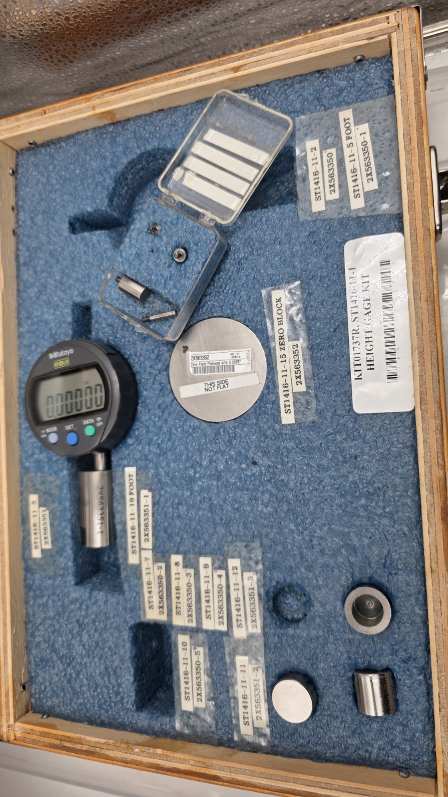 kit 2 Mitutoyo 543-392B Digimatic Indicator, 0-.5″/0-12.7mm Range, .00005″