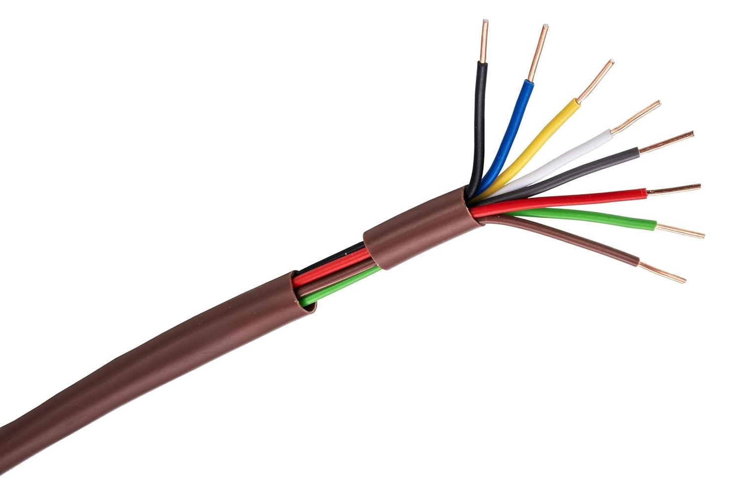 18/8 Thermostat Wire 250FT CL2 18AWG Solid CCA HVAC Alarm Control Cable