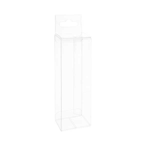 25 Clear Plastic PET Boxes Fishing Lures Wedding Crafts Display Box 1.5X1.25X 7
