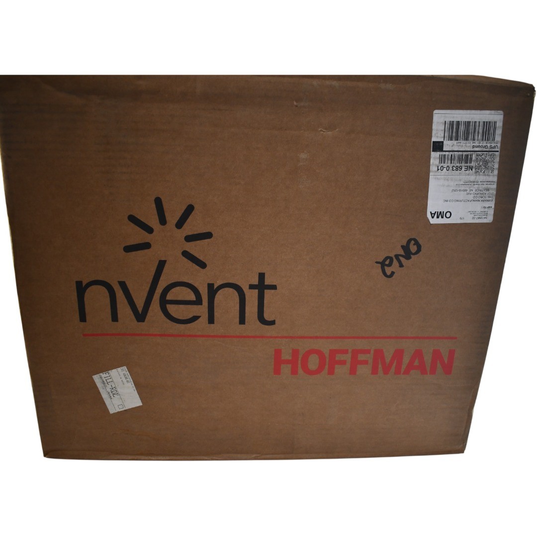 NEW nVent Hoffman A202010LP 20x20x10 NEMA Type 12 Enclosure Steel Gray