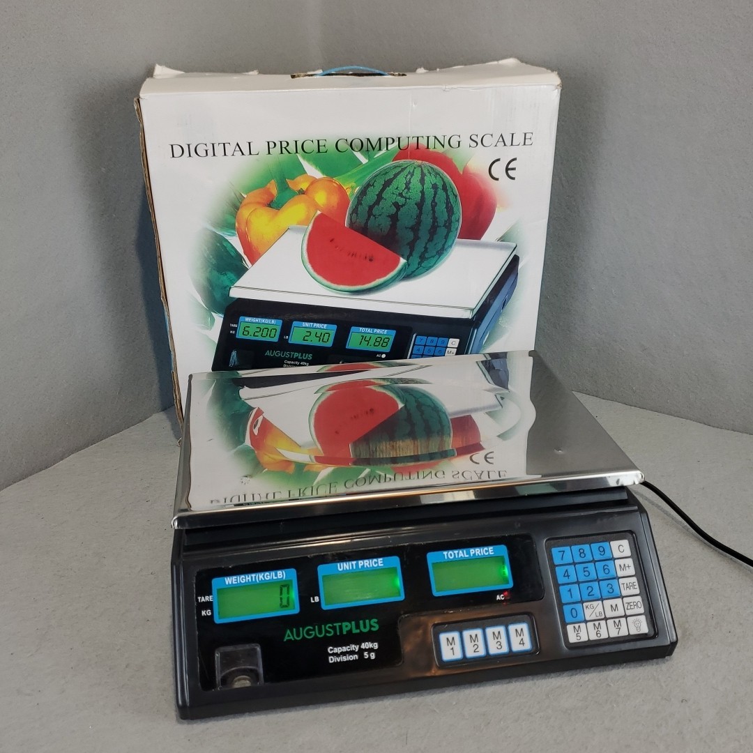 88lb 40kg Electronic Digital Price Computing Market Commercial Scale