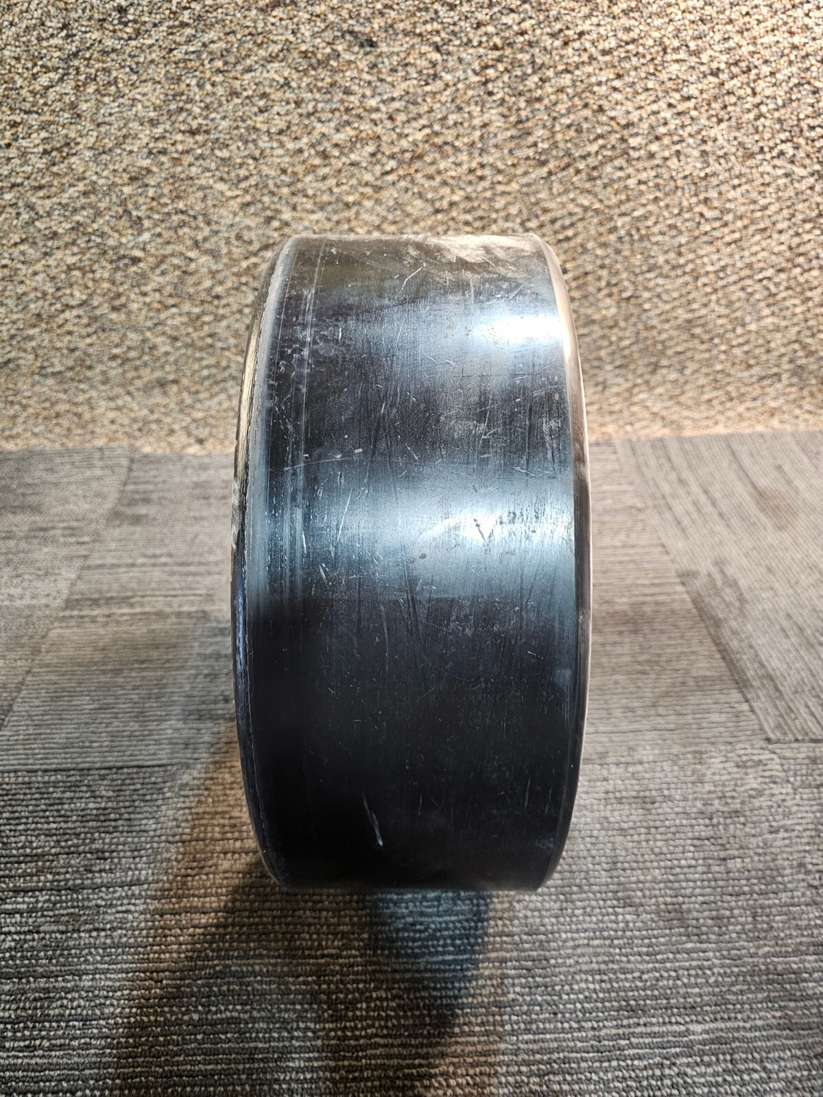 (QTY 1) Smooth Press-On Forklift Tire 6×11.75 S, F0504, FB 8, LK, 21 251