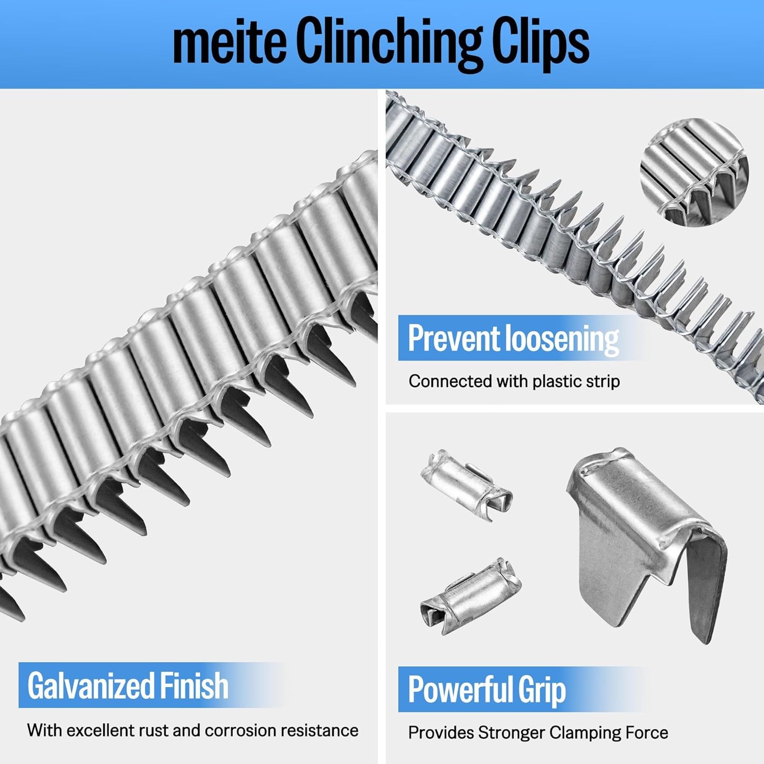 meite M66 Vertex Clips Bedding Staples Mattress Spring Clips for M66 Tools