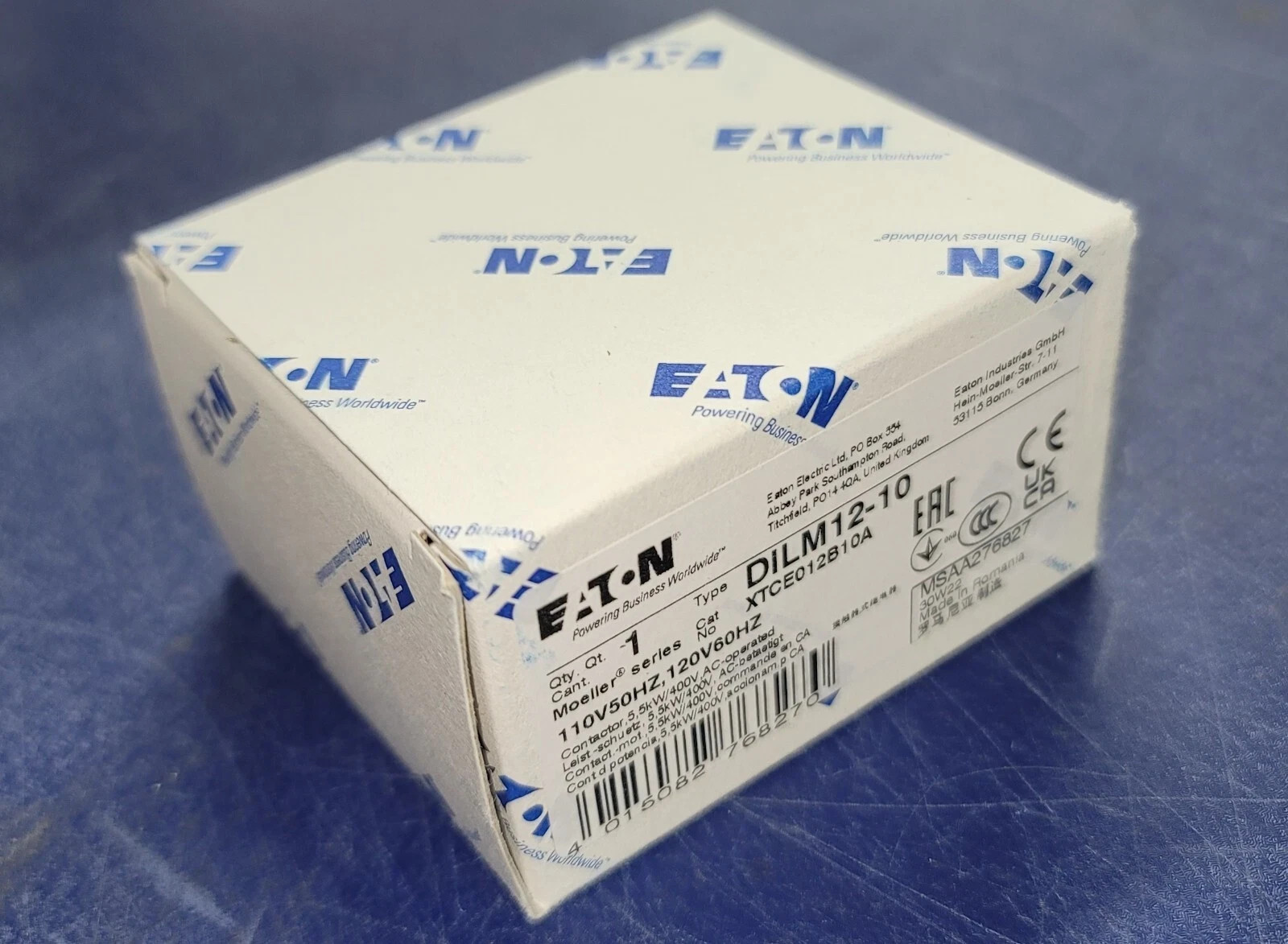 XTCE012B10A Eaton DILM12-10 Moeller – New