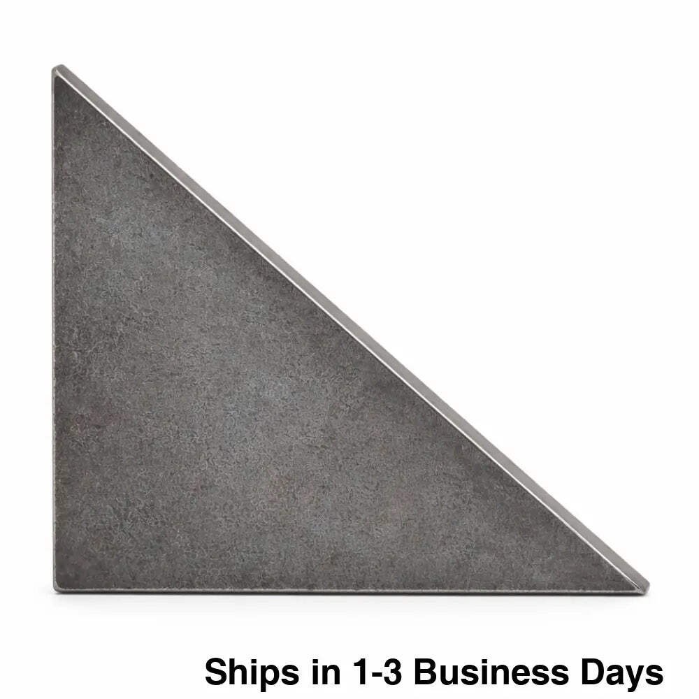 Triangle Steel Gusset Plate – 1/4″ Thick – Select Size