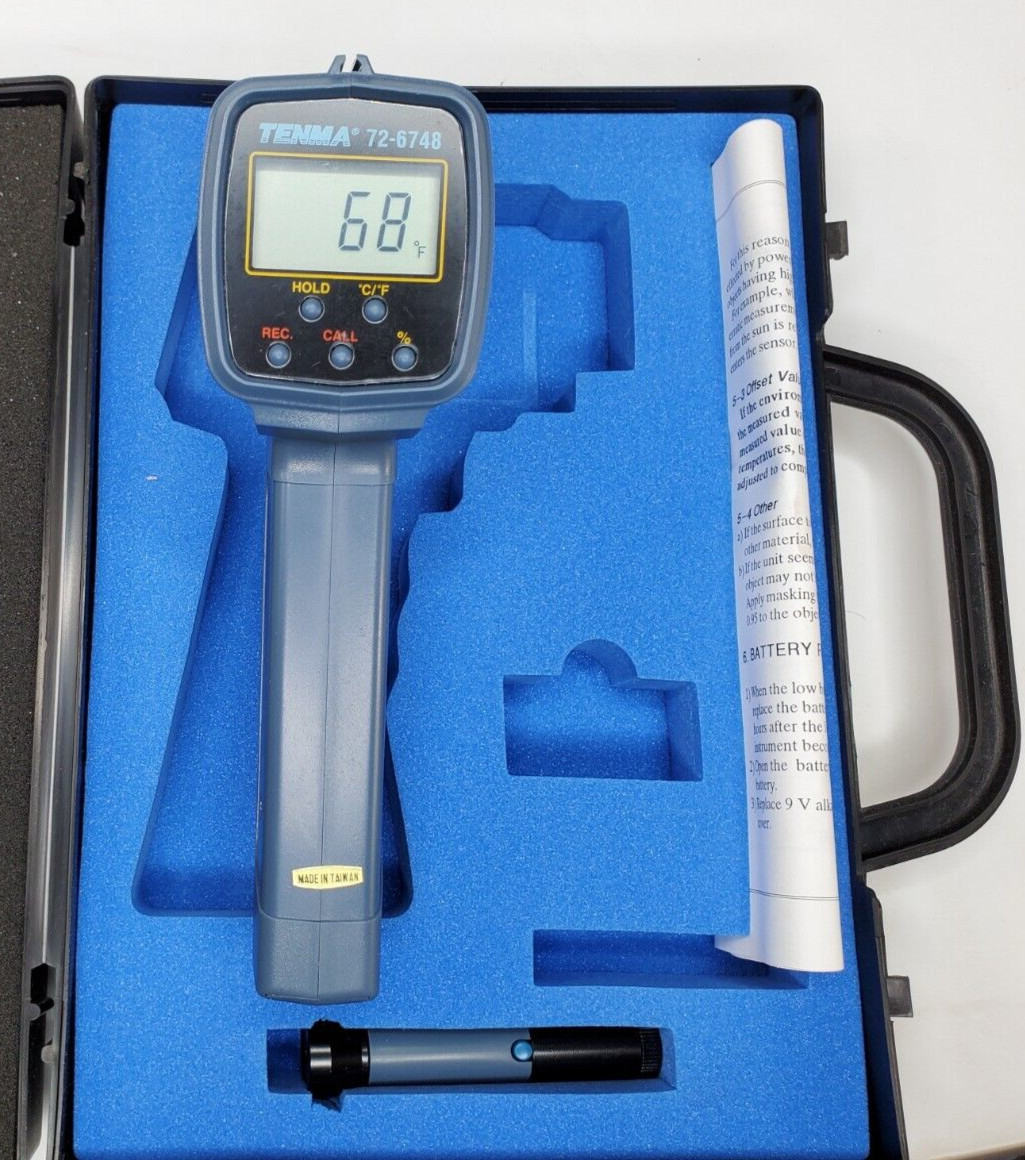 Tenma 72-6748 Handheld Infrared Thermometer -10°C-300°C 14°F-572°F