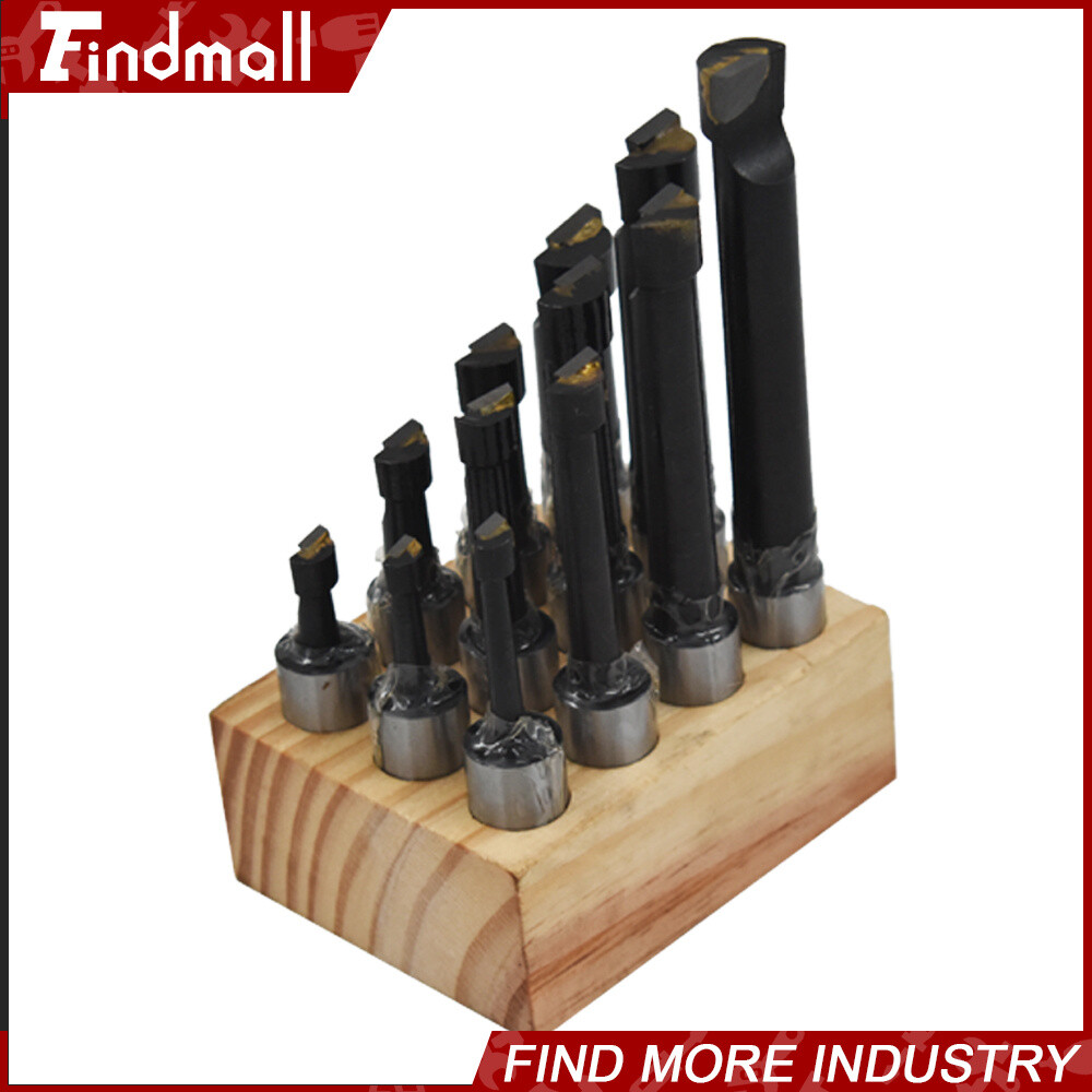 12 Pack 5/8″ Boring Bar Set Carbide Tipped Bars 5/8″ Shank Lathe Tool New