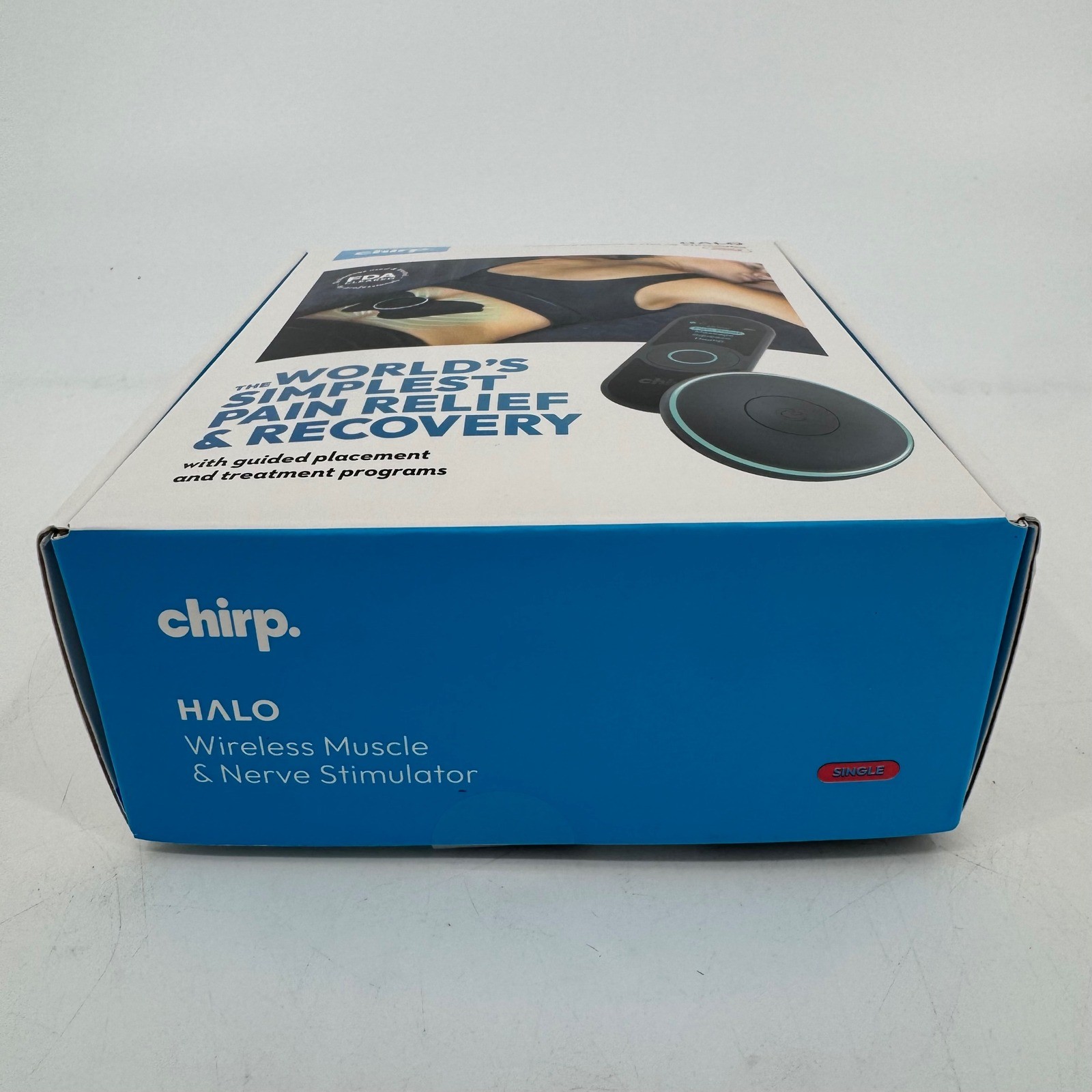 Chirp HALO Wireless Muscle and Nerve Stimulator TENS EMS Single Unit Black