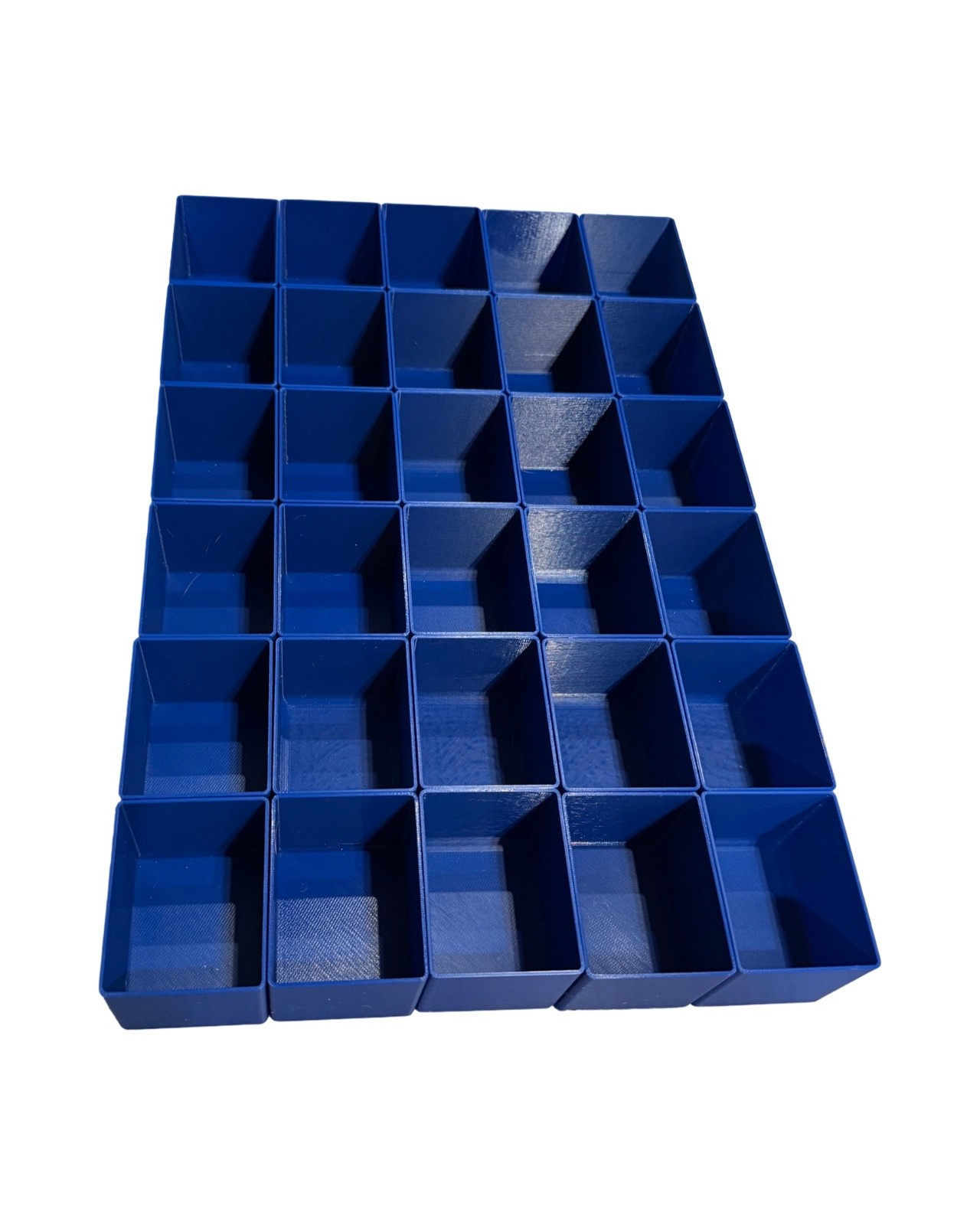 Plastic Drawer Bins for Bisley 10 drawer cabinet (30 Bins) Blue