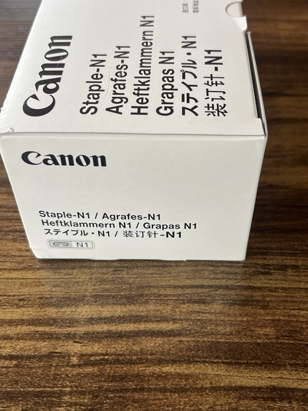 (2) Boxes Of 3 Cartridges Plus 1 Canon N1 Staples Genuine OEM 1201C 1007B001AA
