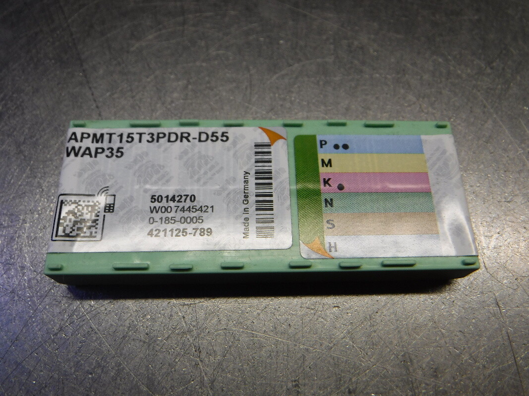 Walter Carbide Inserts QTY10 APMT15T3PDR-D55 WAP35 (LOC373B)