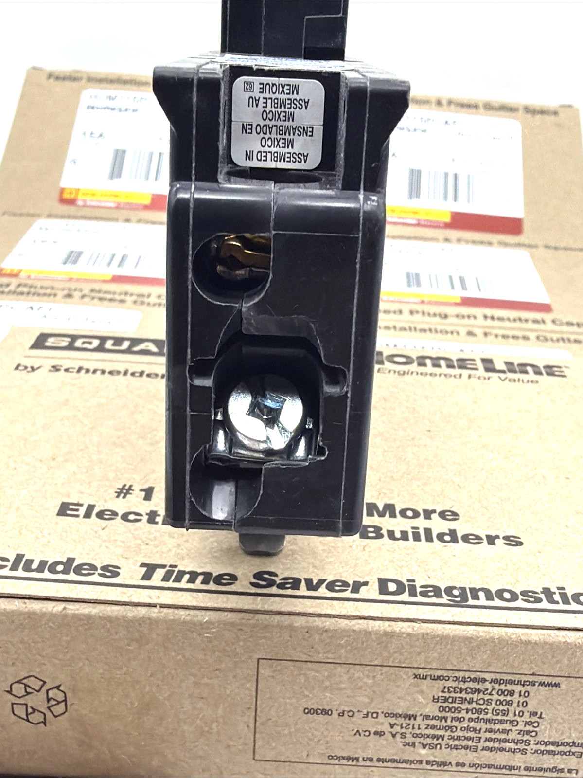 SQUARE D HOM115PCAFI 15A ARC FAULT AFCI PLUG-ON NEUTRAL BREAKER NEW LOT OF 10