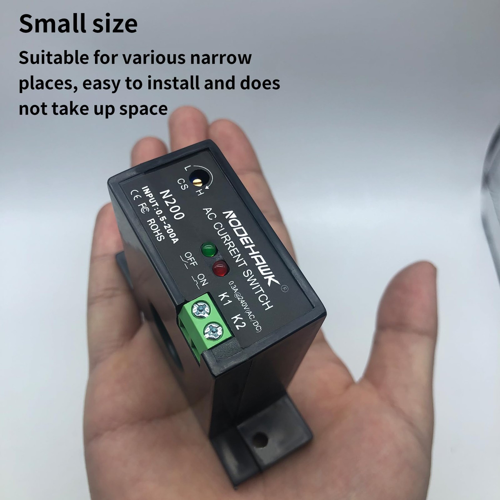 Current Sensing Relay AC Current Sensing Switch 0-200A Normally Closed Curren…