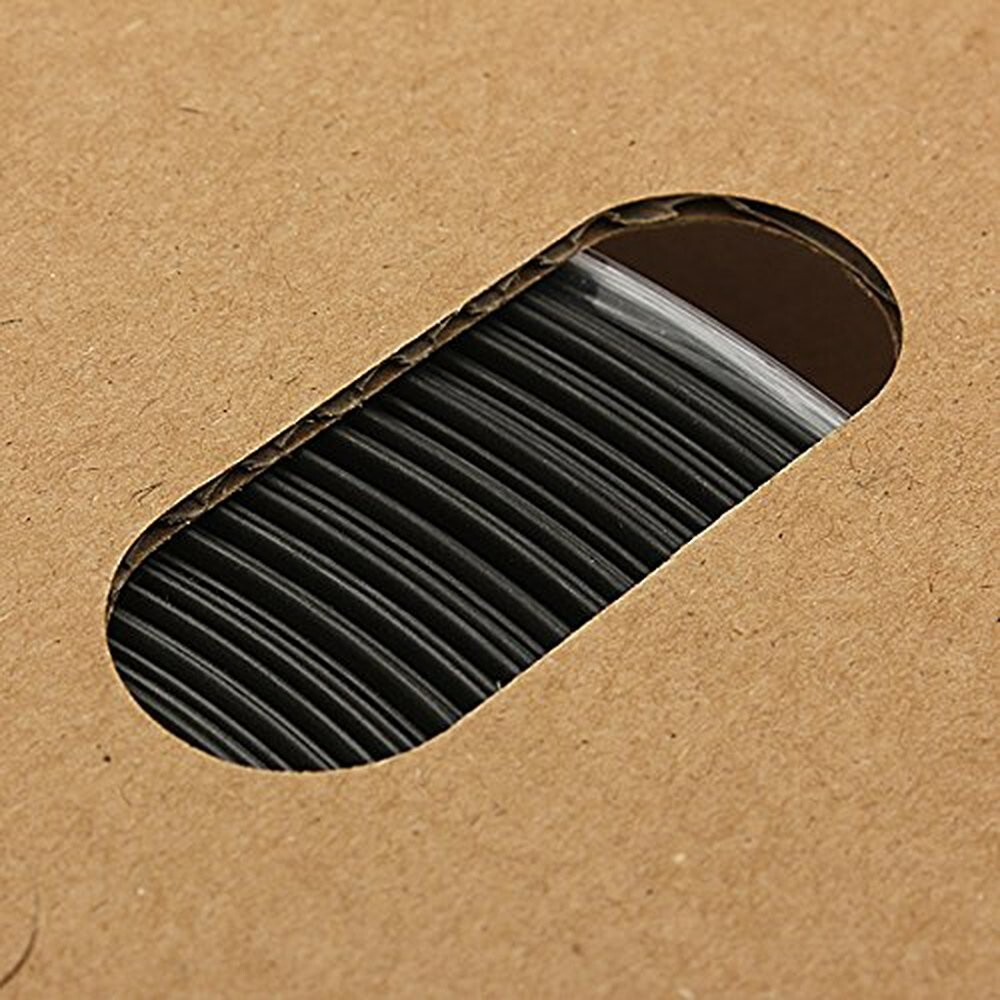 DBSTAR 100 FT. 100′ Feet BLACK 1/2″ 12mm Polyolefin 2:1 Heat Shrink Tubing cable