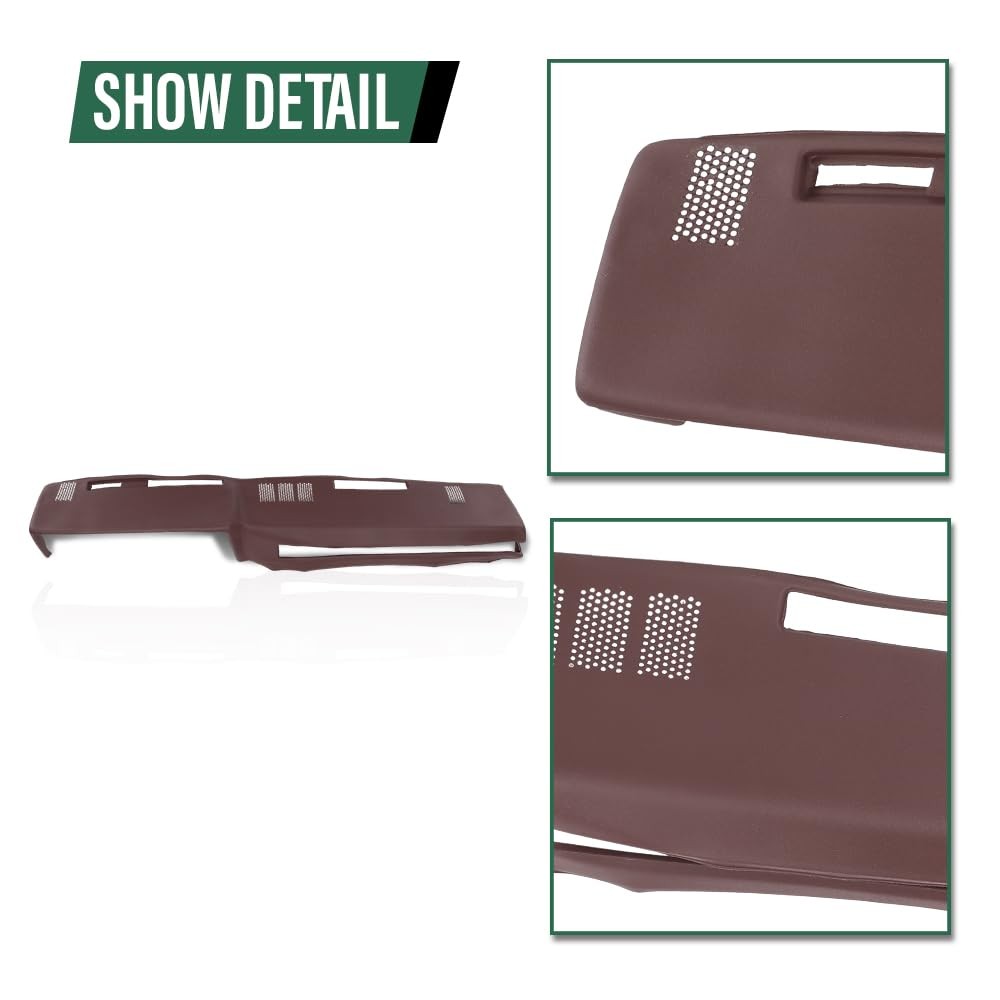 Red TPE Dash Bezel Cover Chevy for GMC Full Size Pickup 81-87 SUV 81-91