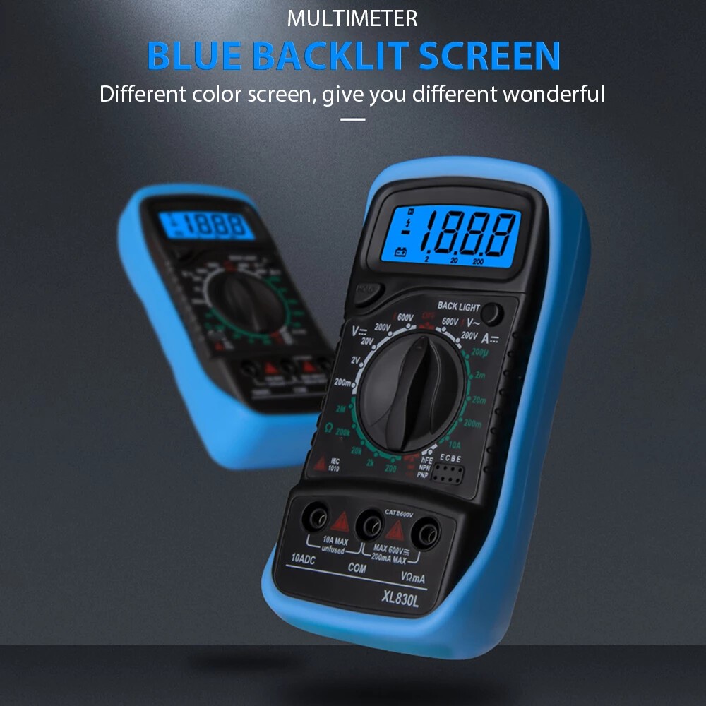 NEW Digital Voltmeter Ammeter Ohmmeter Multimeter Volt AC DC Tester Meter zz