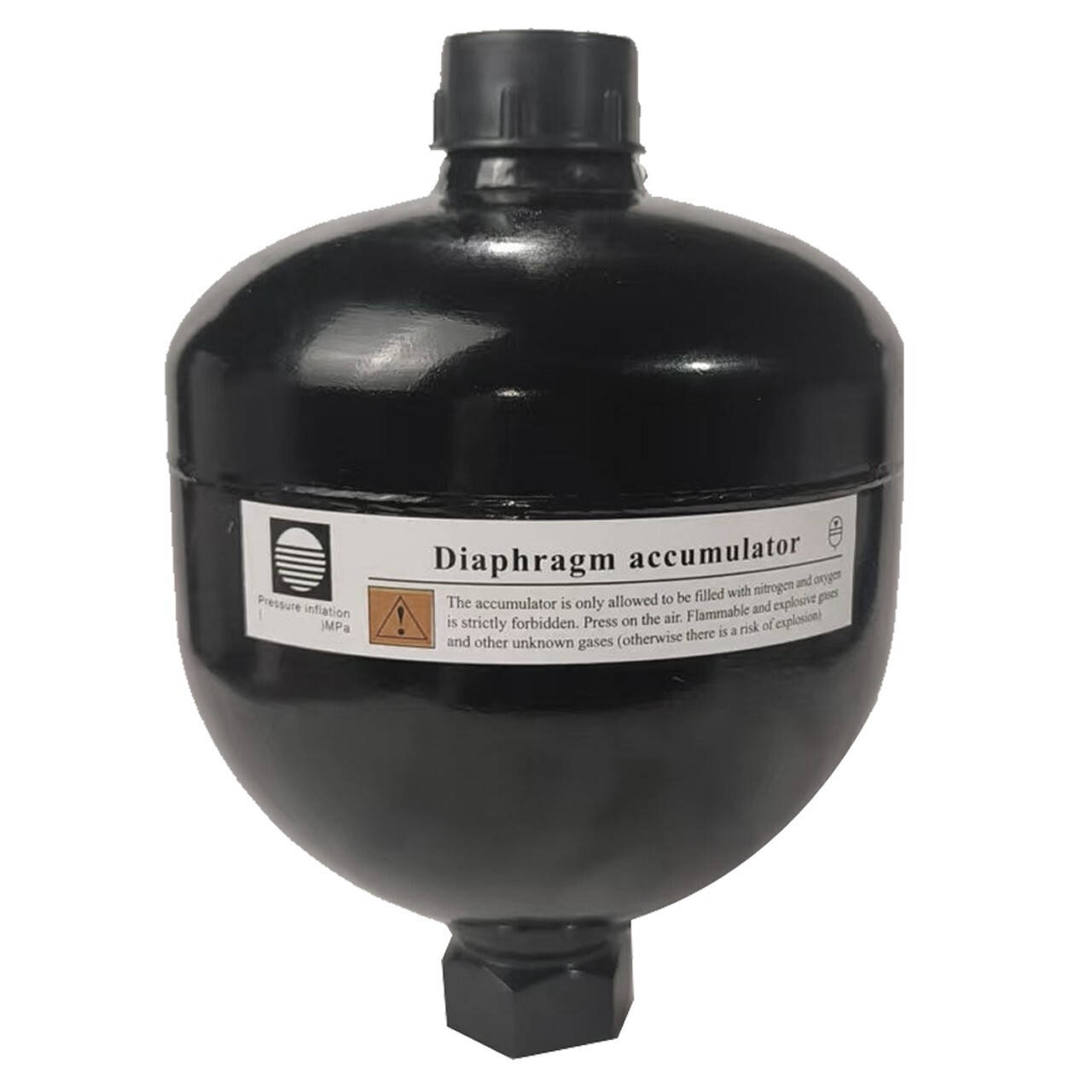 3/4-16UNF Diaphragm Accumulator, 4786psi Max Working Pressure, 46cu.in(0.75L)