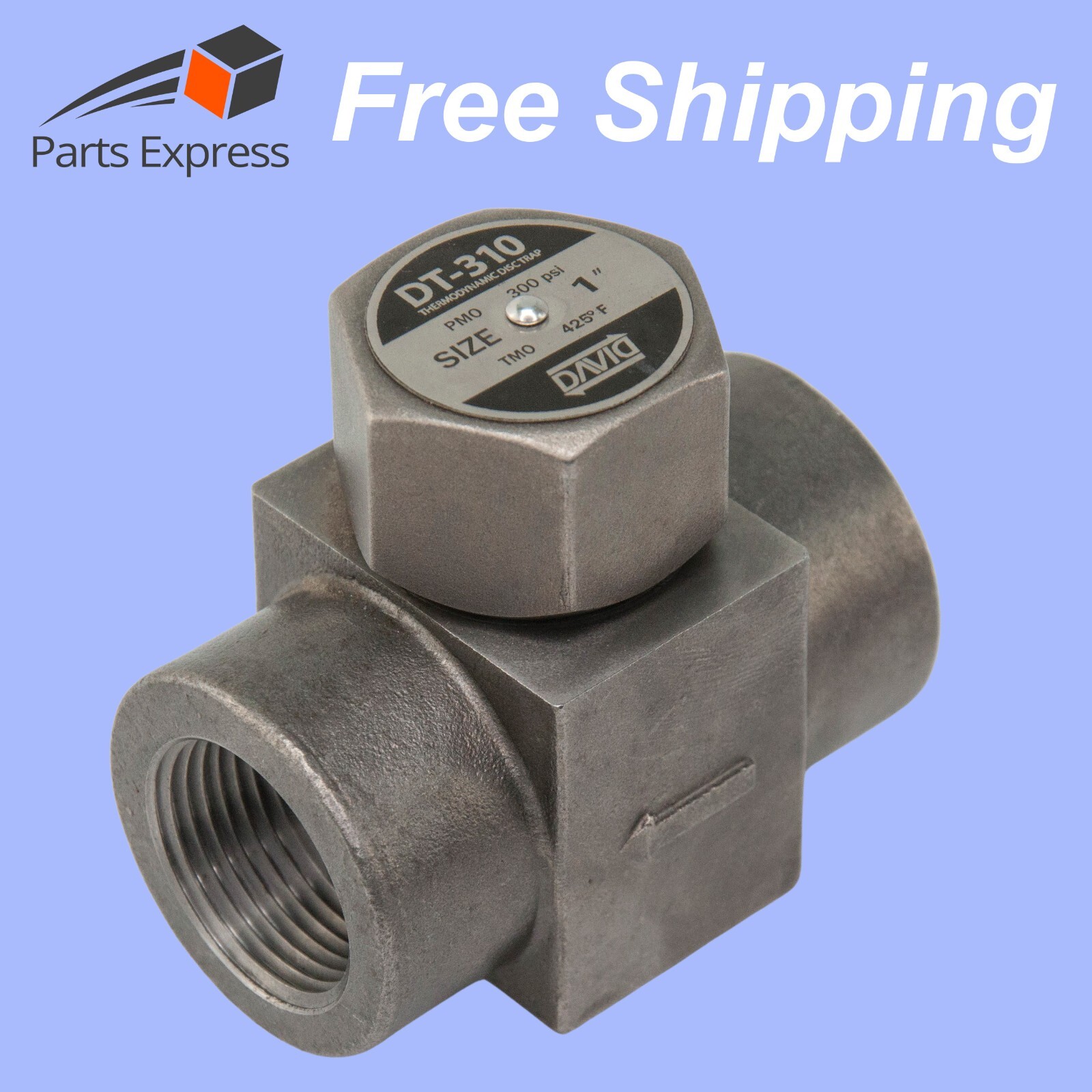 DAVID™ 1″ Thermodynamic Steam Trap w/Built-In Strainer (PMO 300 psi)