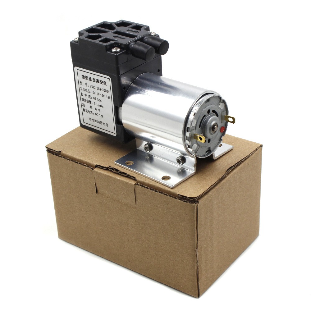 DC12V 65-120kpa Micro Vacuum Pump High Pressure Suction Diaphragm Pump Holder l