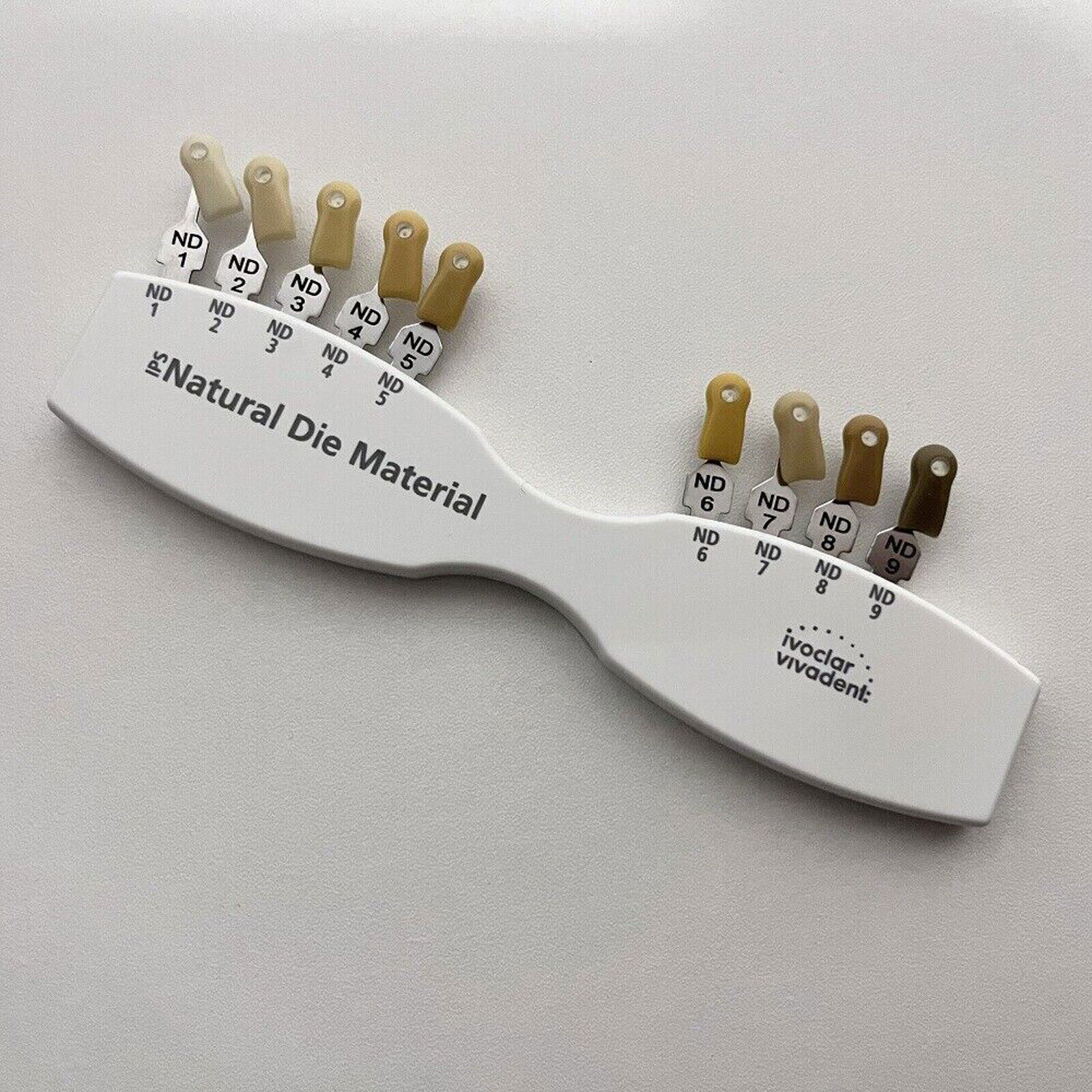 Dental IPS Natural Die Material Shade Guide Ivoclar Vivadent ND1-9 Abutment