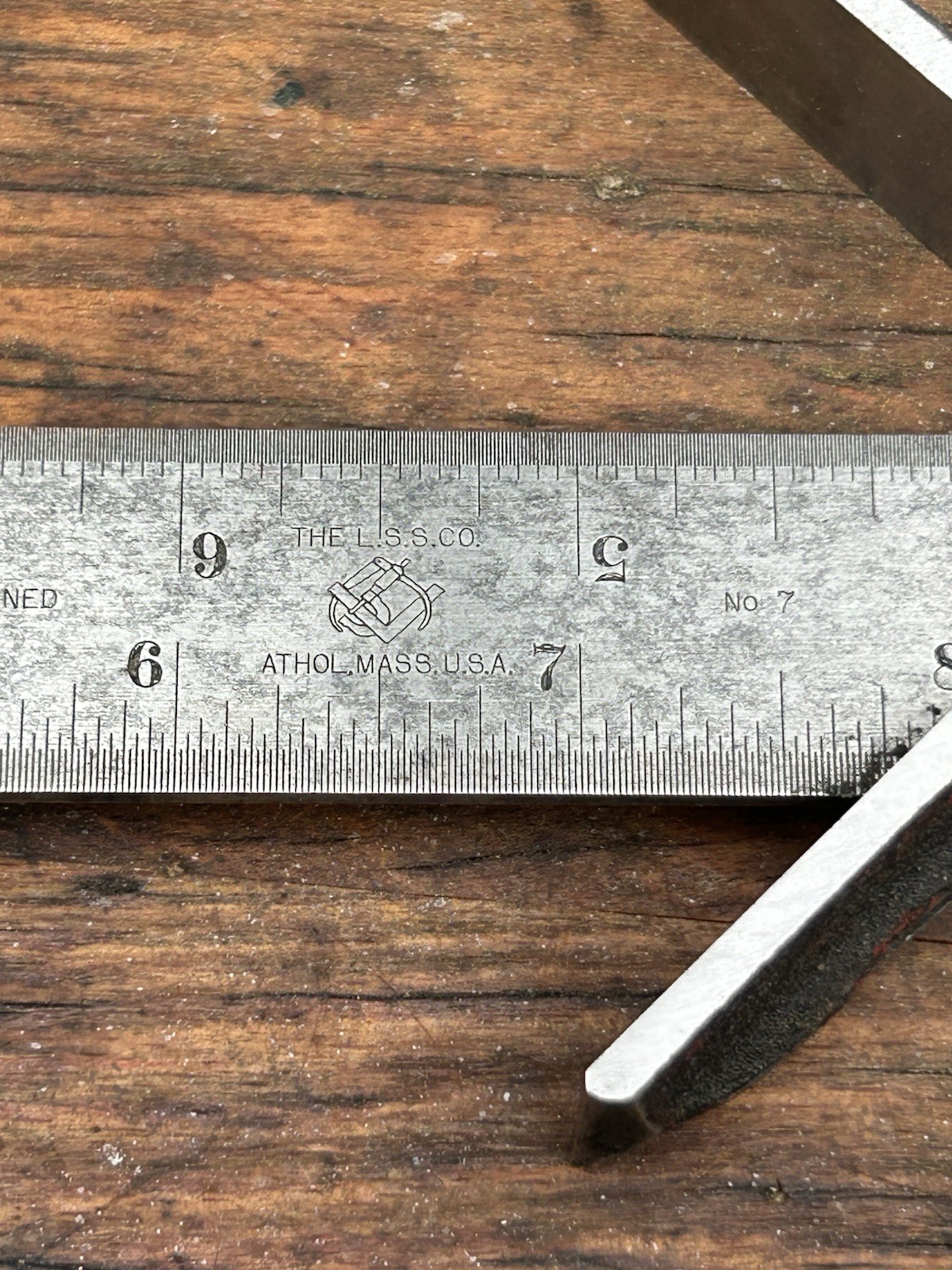 VINTAGE STARRETT 3 PIECE COMBINATION SQUARE. FAST FREE SHIPPING