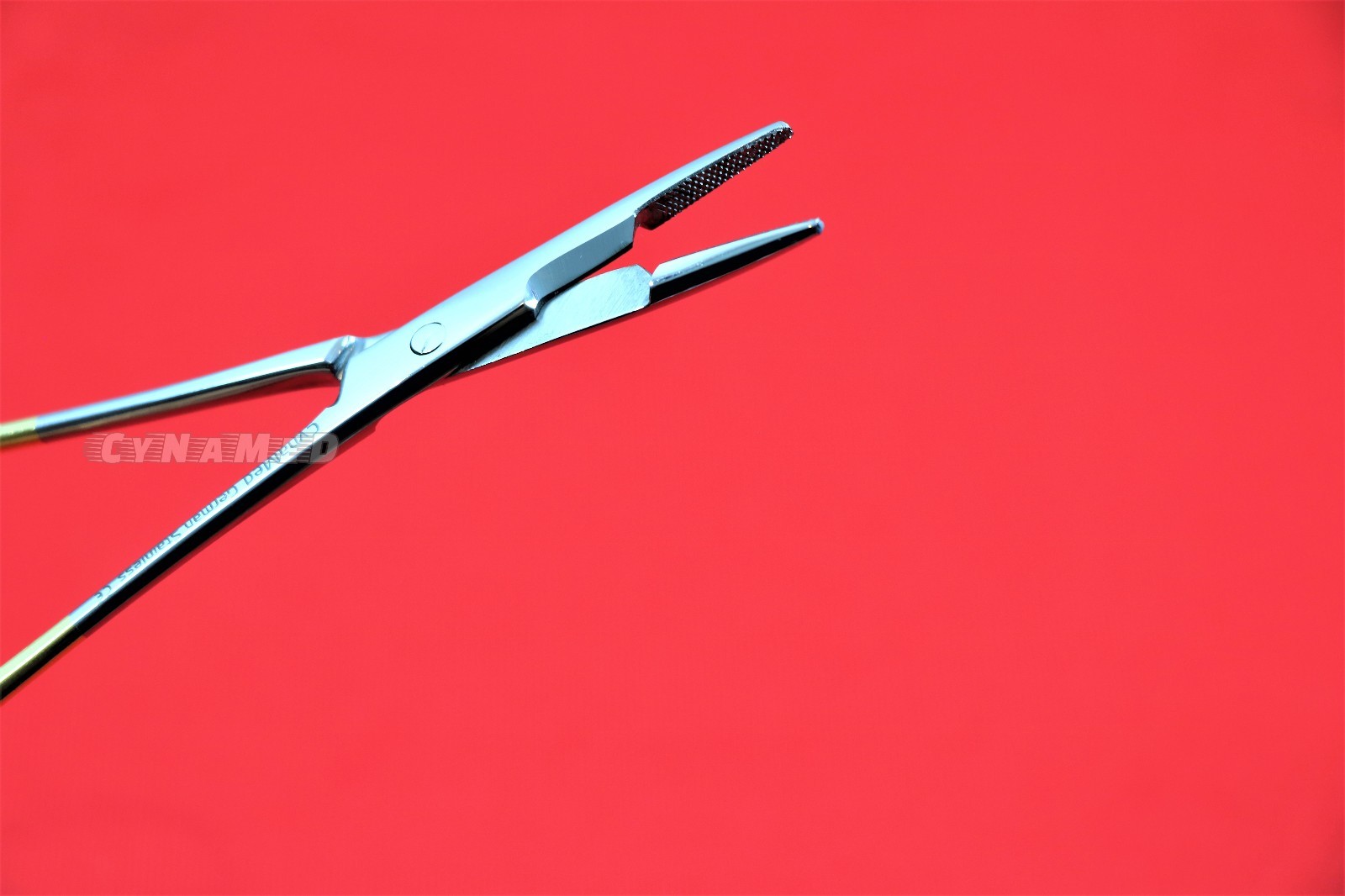 GOLD HANDLE GERMAN OLSEN HEGAR NEEDLE HOLDERS HEMOSTAT SCISSORS 5.5″ (14 CM )