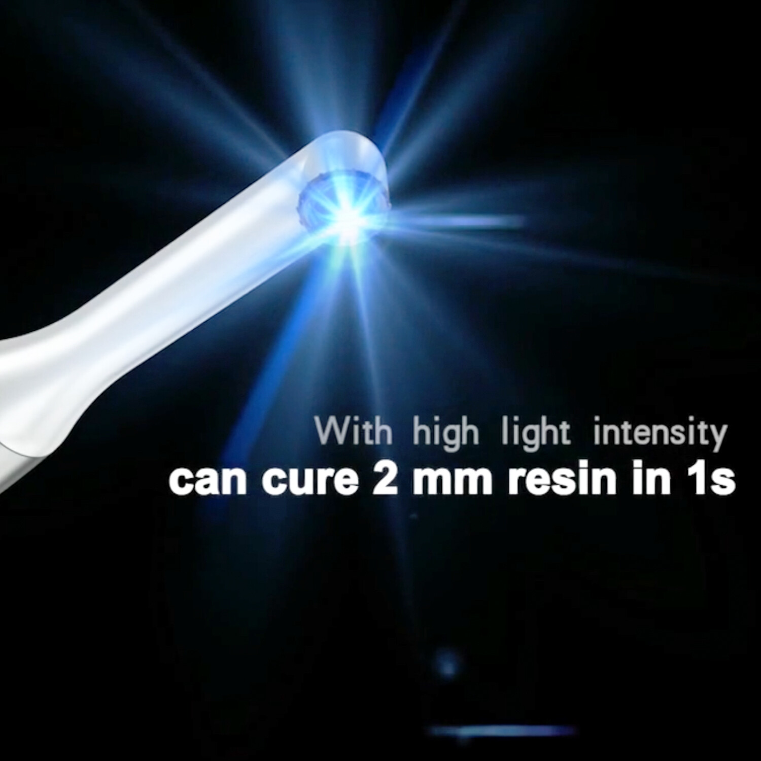 100% Woodpecker Dental iLED Curing Light Lamp Wireless 1 Second Curing 2500mw/c㎡