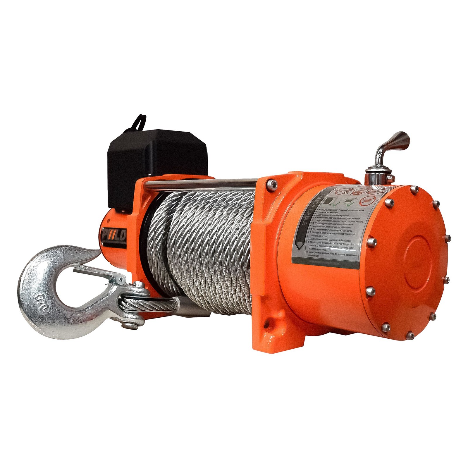 20000 lbs Electric Waterproof Winch Wire Rope 24V