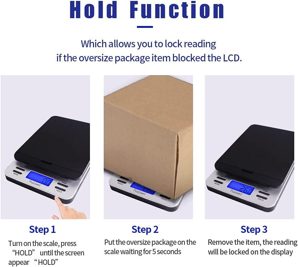 Digital Shipping Scale 86 lb Postal Scale LCD Hold Tare For Packages Mailing