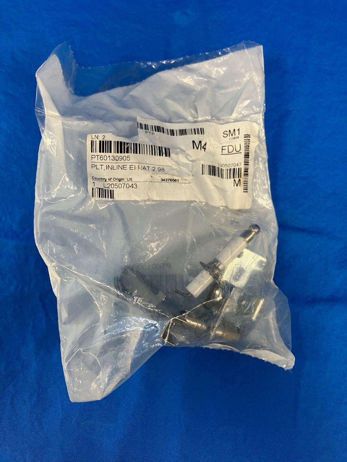 NEW Pitco Pilot ,Inline Ei Nat 2.98 60130905 Geniune OEM
