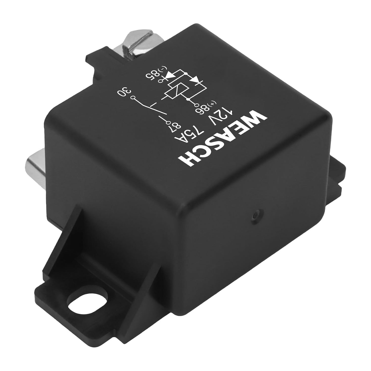 4Pack 0332002156 Normal Open Power Relay, 12V 75A, Applies to Starter Relay V232