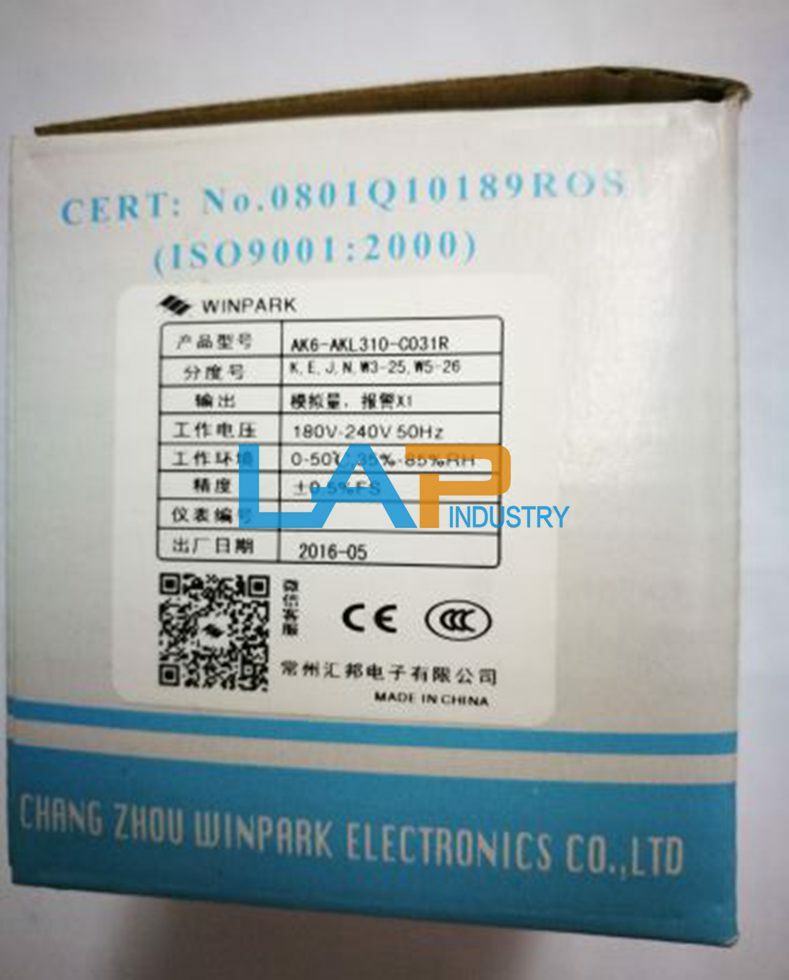 New For WINPARK Temperature Controller AK6-AKL310-C031R 180V 240V 50Hz 0-50℃