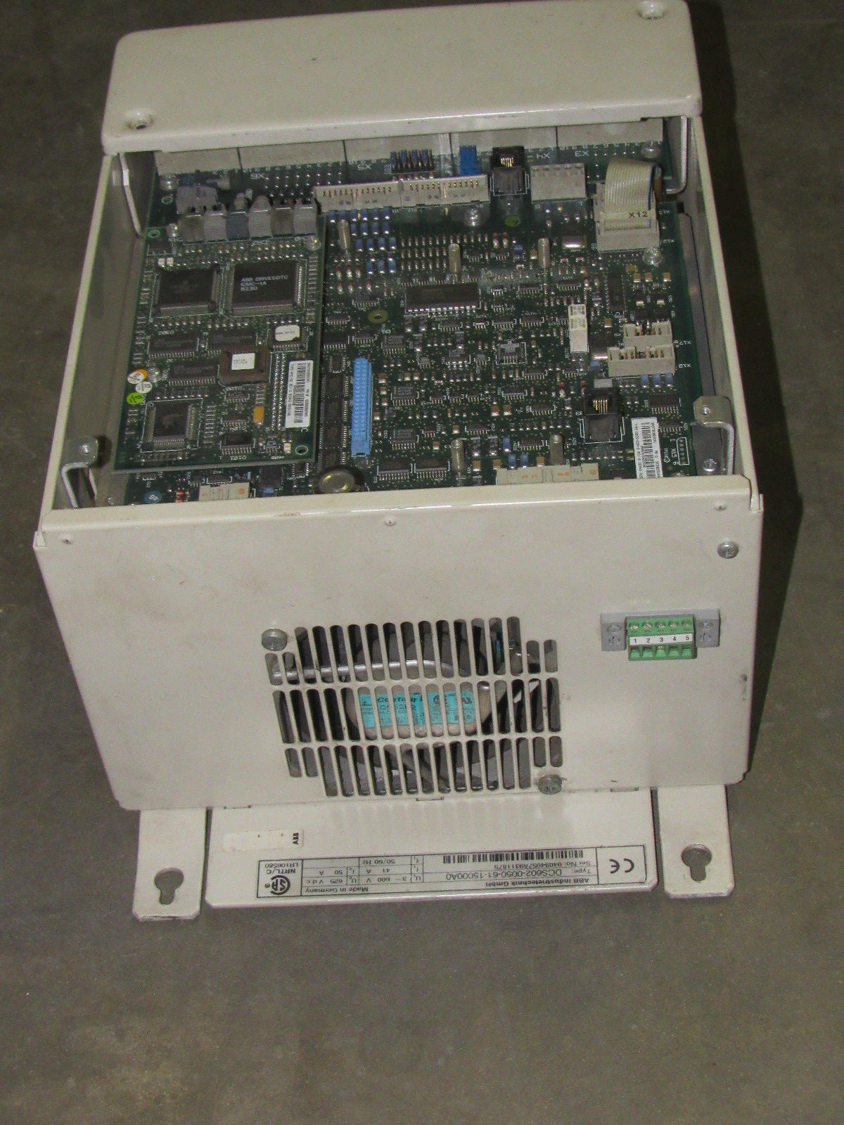 ABB DCS 600 DCS602-0050-61-15000A0 DC MOTOR DRIVE 600VAC 625VDC 41/50A *XLNT*