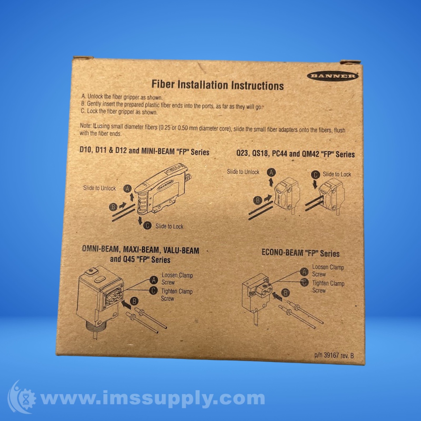 Banner Engineering Corp. PBT26UHF Tight Bend Radius Fiber Optic FNFP