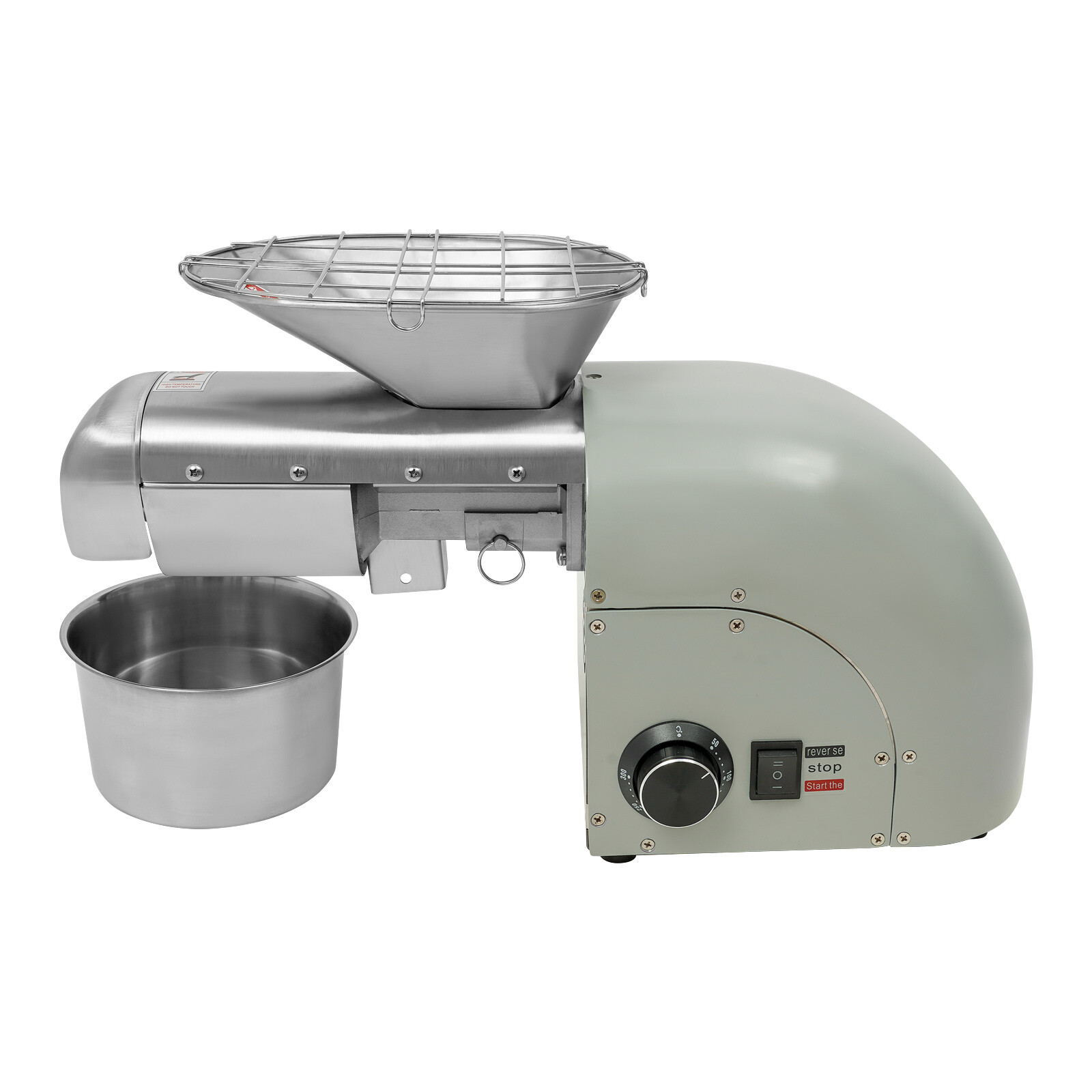 Tabletop Electric Peanut Sesame Oil Extraction Machine Oil Press Machine 1250W