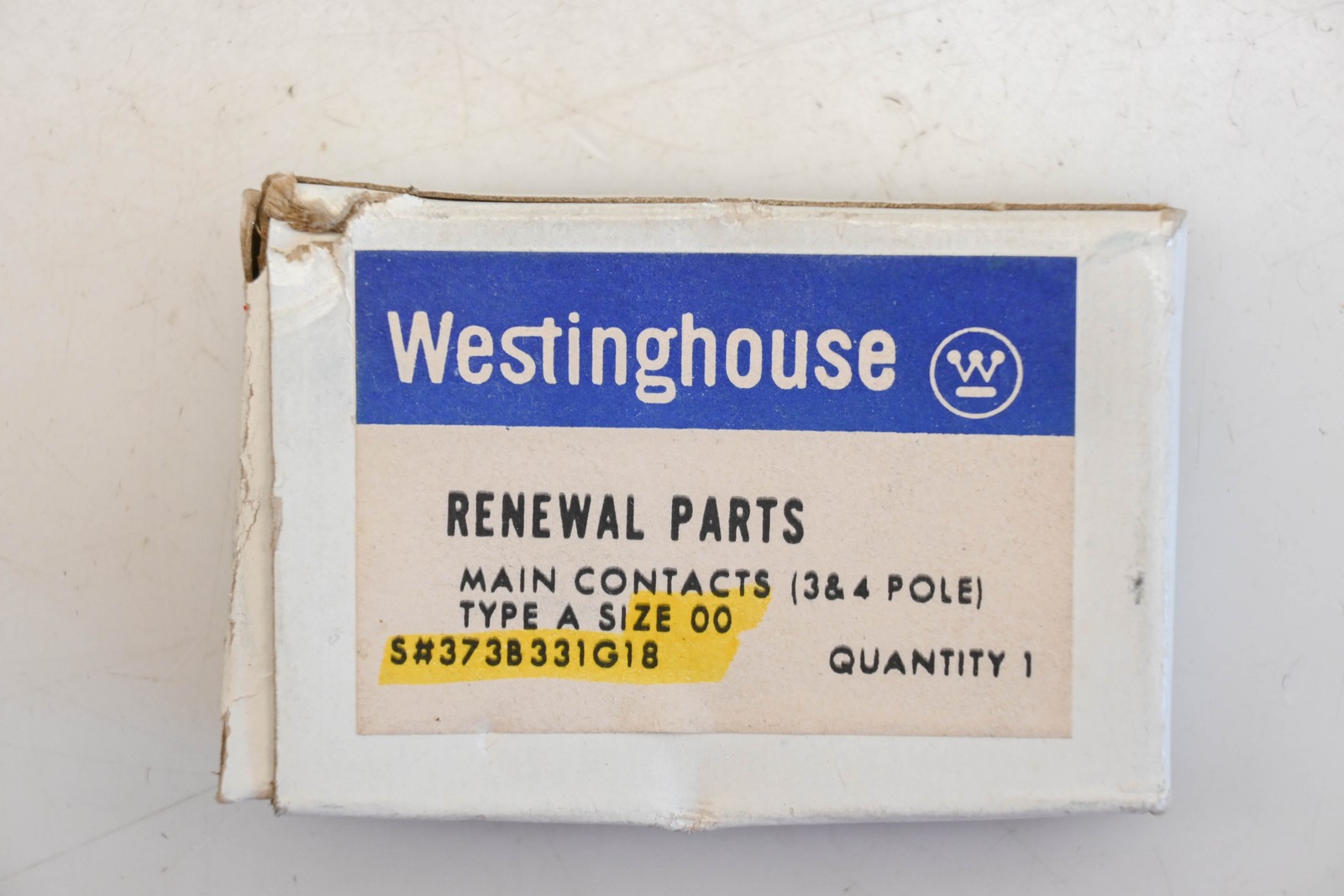Westinghouse 373B331G18 Contact Kit NOS