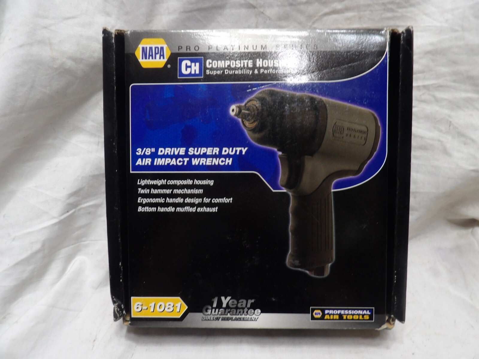 Napa Pro Platinum 3/8″ Dr. Super Duty Air Impact Wrench Composite Housing 6-1081