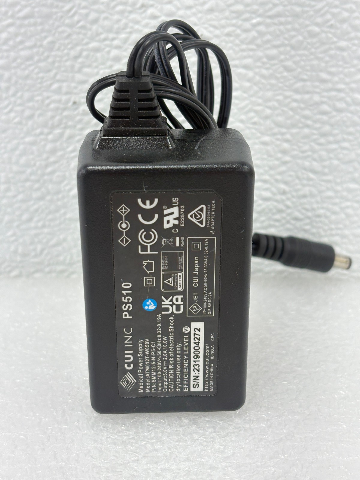PRE OWNED | AccuVein CC500 Charging Cradle for AccuVein AV500 w/ Power Adapter