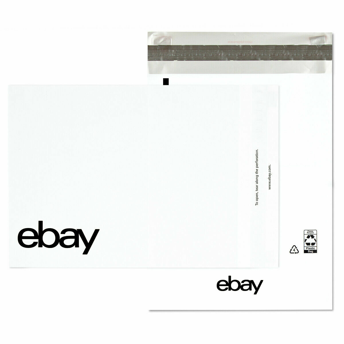 20 New eBay-Branded Polymailer black 9″ x 11.5″ (No Padding) 1d