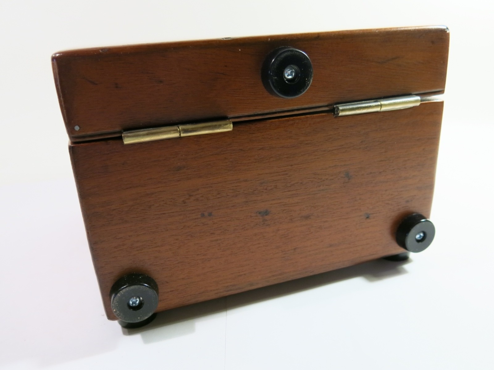 Vintage 1929 GE Alternating Current Ammeter — Type P-3 — Refinished Mahogany Box