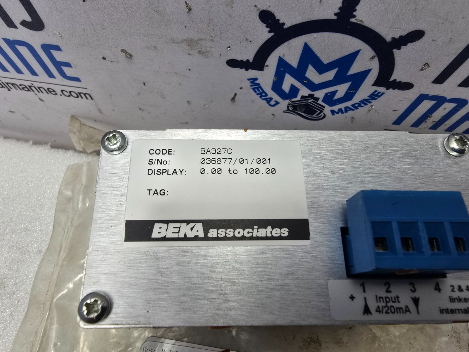 Beka BA327C 4 1/2 Digit Indicator Display 0.00 To 100.00