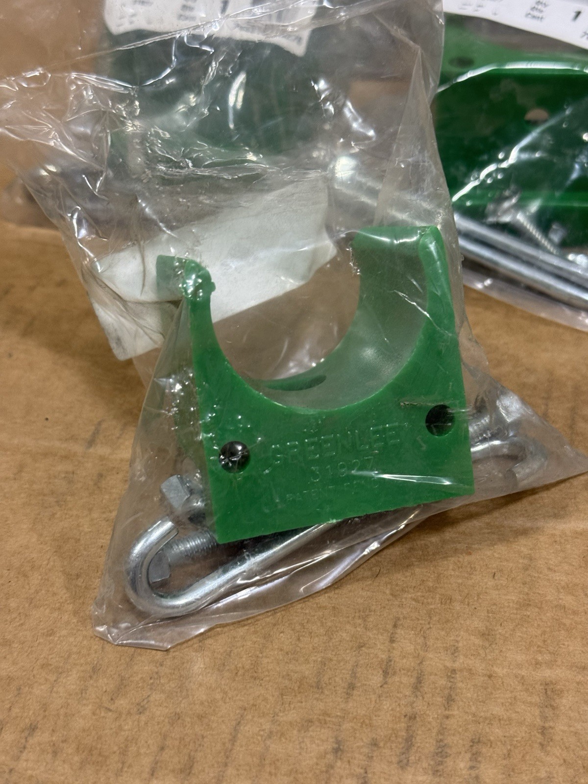Lot of 7 – Greenlee 31927 Mounting Clip for Haines Cable Tray Roller – New