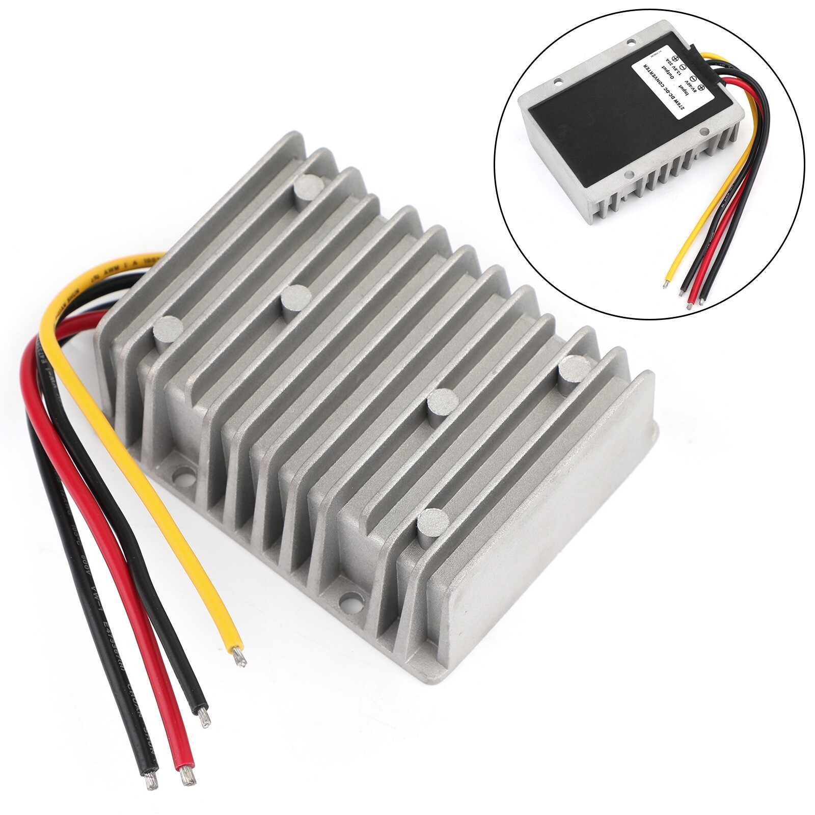 WaterProof 8V/40V to 13.8V 20A 276W Step Up DC/DC Power Converter Regulator UE